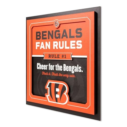 Imagen de YouTheFan Fan Rules NFL Wall Art 🖼 en OfertitasTOP