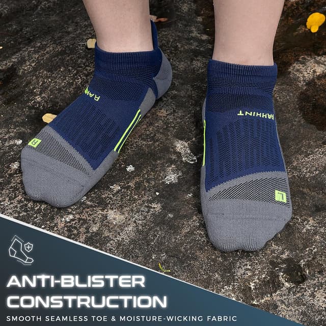 Thumbnail 2 de Rahhint Coolmax Compressione 3 Paia Corti Calze Running