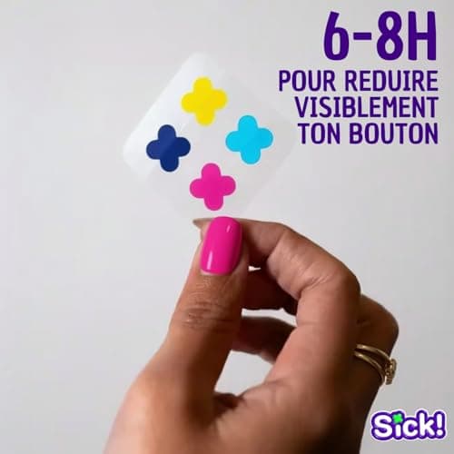 Thumbnail 1 de 32 patchs anti boutons Sick! 4 couleurs ⚙