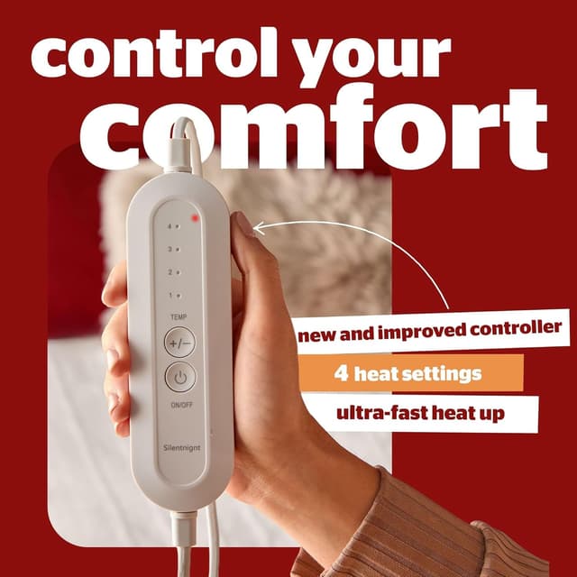 Detalle de Silentnight Comfort Control Electric Blanket 135x120cm