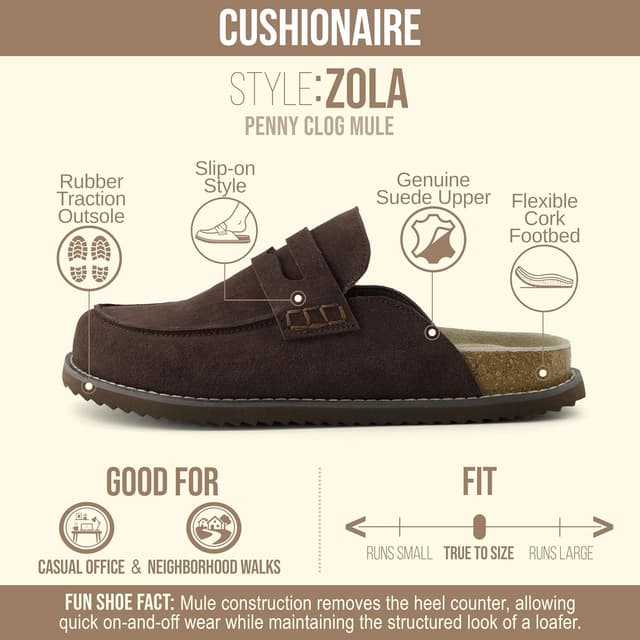 Detalle 2 de Cushionaire Zola Penny Clog Mule ⚙