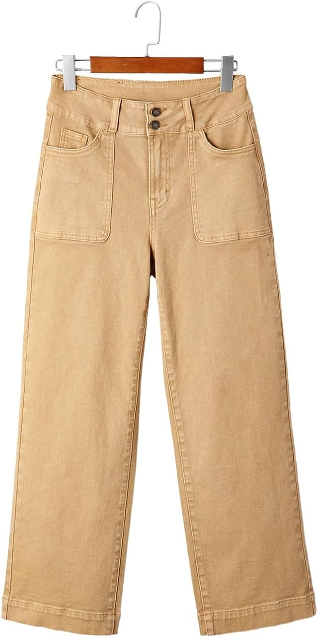 Thumbnail 6 de Sidefeel High Waisted Wide Leg Jeans