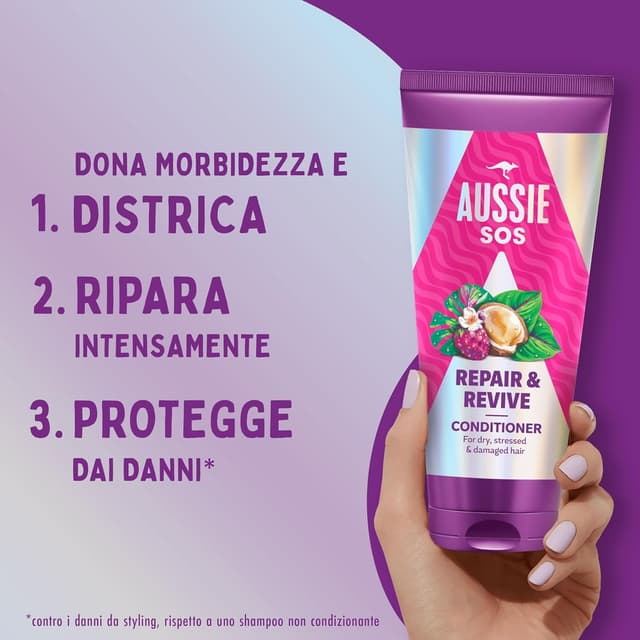 Detalle 2 de Aussie SOS Repair & Revive Balsamo 350ml