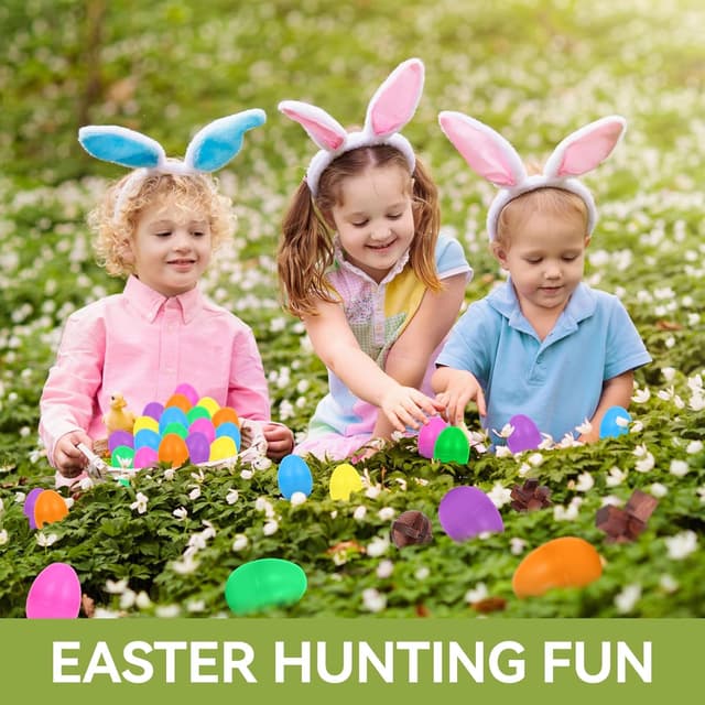 Detalle de 24-Pack Easter Eggs Filled with Brain Teaser Puzzles (Plastic Eggs + Wood/Metal Puzzle Fillers) for Teens, Kids & Adults