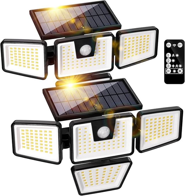 Detalle de Kasonic Luces Solares Exteriores con 392 LED y Sensor