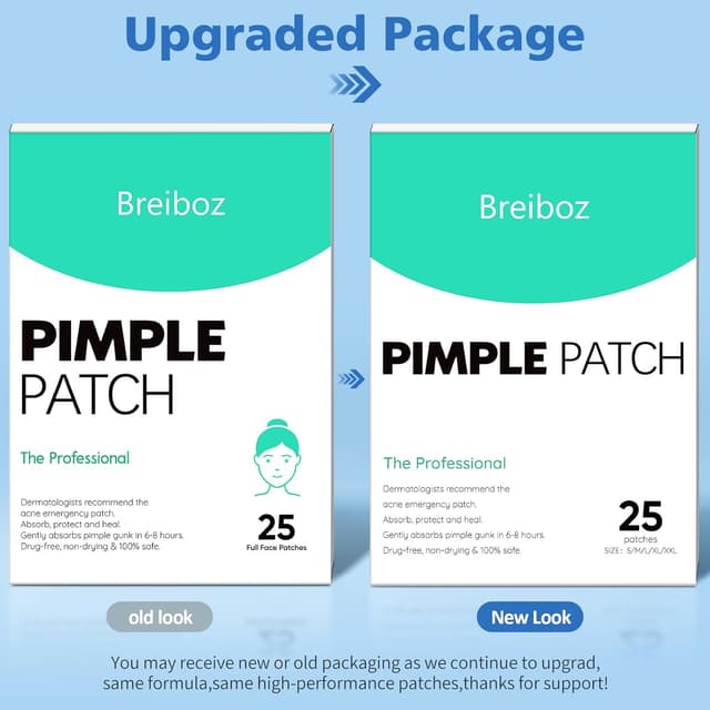 Detalle 2 de Breiboz Hydrocolloid Acne Patches 25 ct