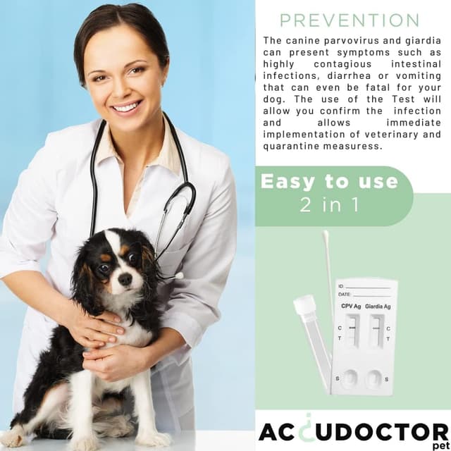Detalle 2 de AccuDoctor Test Giardia e Parvovirus 2X