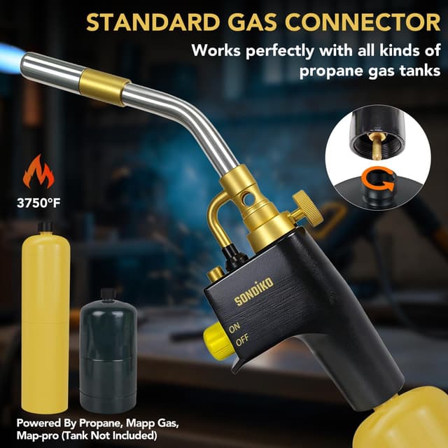 Thumbnail 5 de Sondiko GJ-8000 Mapp gas torch head