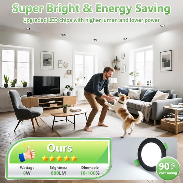 Thumbnail 4 de YindaLux Einbaustrahler 8W 10er Set