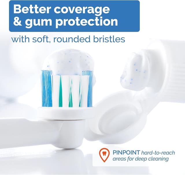 Detalle 2 de Electric toothbrush heads 8 pack for clean