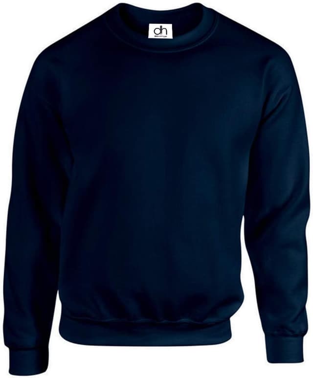 Detalle de D&H CLOTHING UK Premium Plain Workwear Crewneck Sweatshirt (Cotton-Poly Blend)