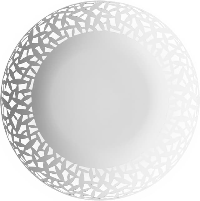 Detalle 2 de Alessi Cactus MSA04/29 W centrotavola portafrutta traforato in acciaio con resina bianca