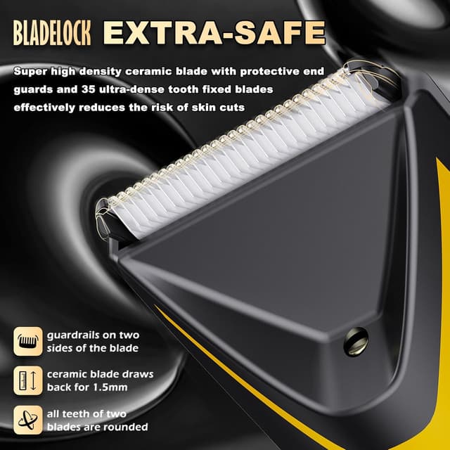 Detalle 2 de Favrison Body Hair Trimmer with IPX7
