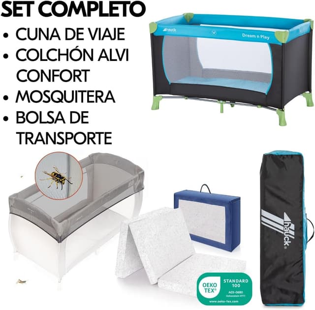 Thumbnail 1 de hauck Dream N Play Set cuna de viaje con mosquitera