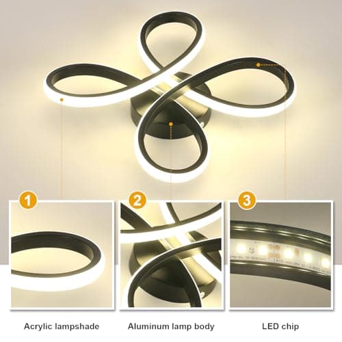 Thumbnail 4 de Comely Lampara de Techo Moderna 🌸 30W 3500LM Acrílico