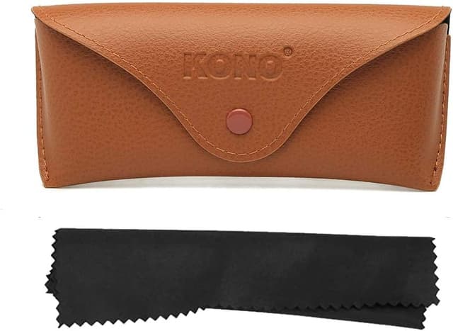 Detalle de Kono PU leather glasses case 16 x 6.5cm