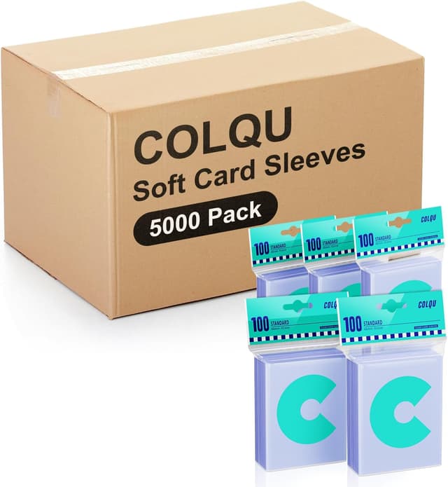 Thumbnail 6 de 1000ct Clear Card Sleeves 66x91mm 📇