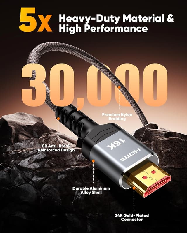 Thumbnail 6 de Snowkids HDMI cable 2m 16K 10K 8K