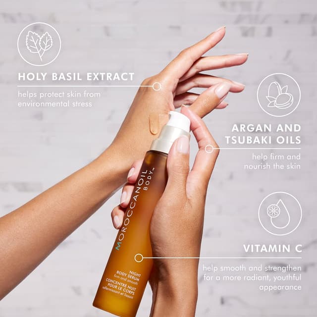 Detalle de Moroccanoil Sérum de Nuit pour le Corps 100 ml : soin concentré à appliquer le soir