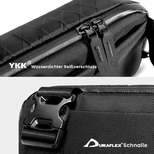 Thumbnail 6 de tomtoc X-Pac Sling Bag für Herren & Damen – EDC Umhängetasche (3 Liter) für iPad mini oder Nintendo Switch 2, Schwarz