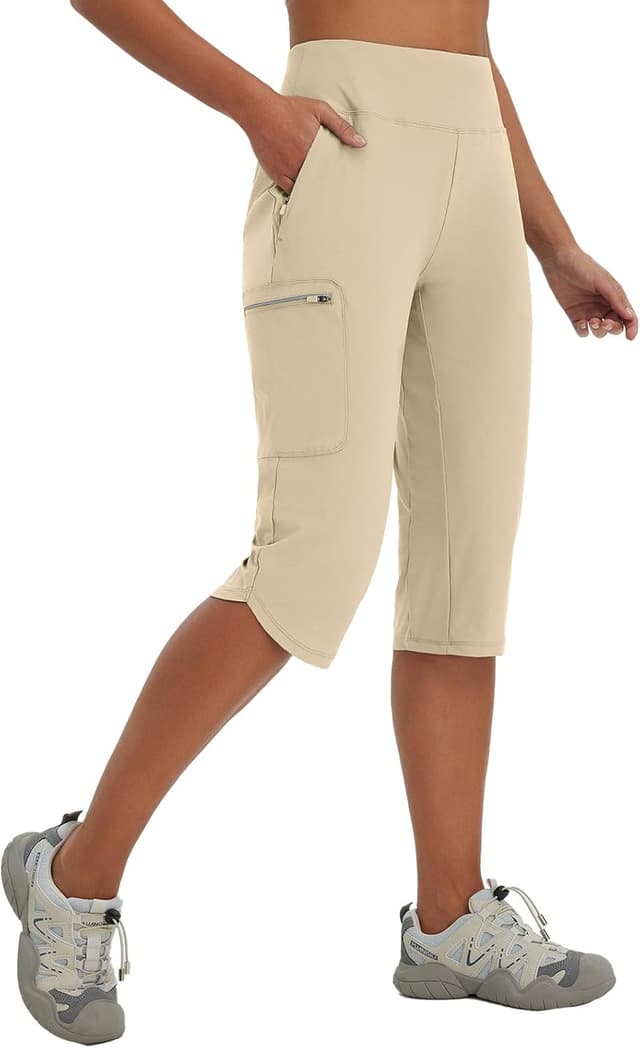 Thumbnail 6 de baleaf Damen Wanderhose Cargohose – atmungsaktive, schnelltrocknende Outdoorhose mit Reißverschlusstasche