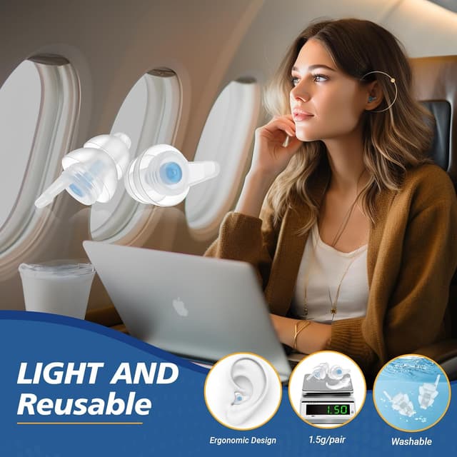 Thumbnail 3 de Naiicute Ohrstöpsel Flugzeuge 25 dB