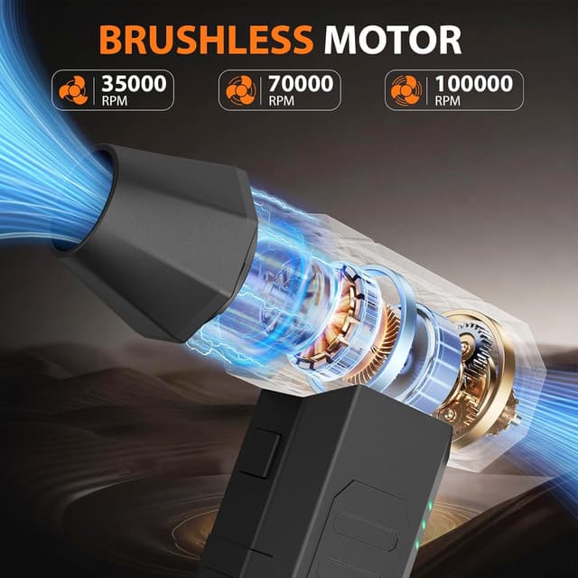 Thumbnail 1 de Charmarni Electric Air Duster 51,000 RPM Cordless