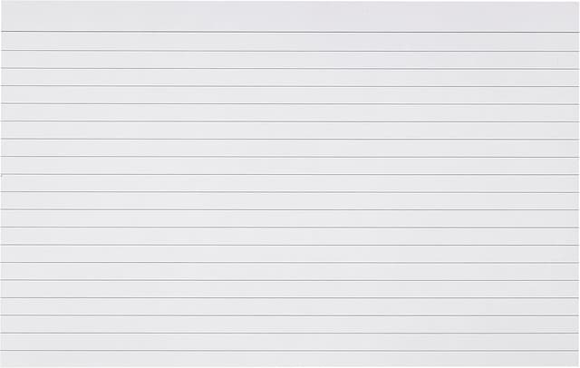 Detalle de Q-Connect record card 203x127mm ruled