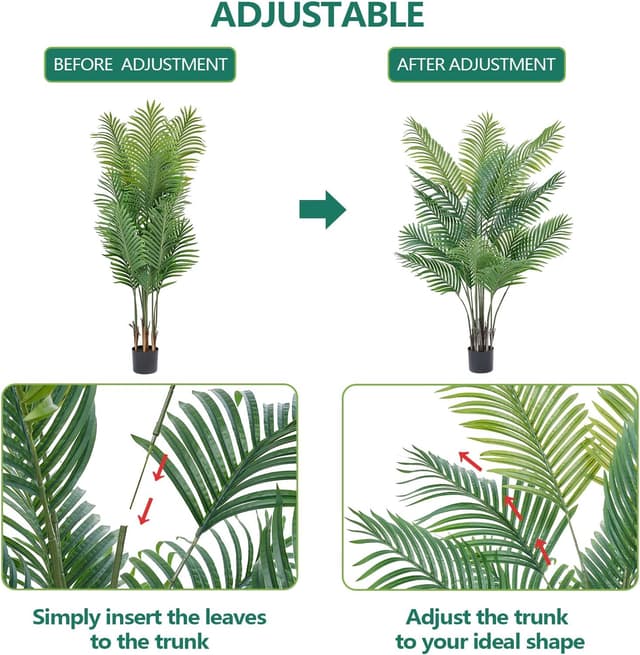 Thumbnail 3 de MYELLU Palmier Artificiel 150 cm