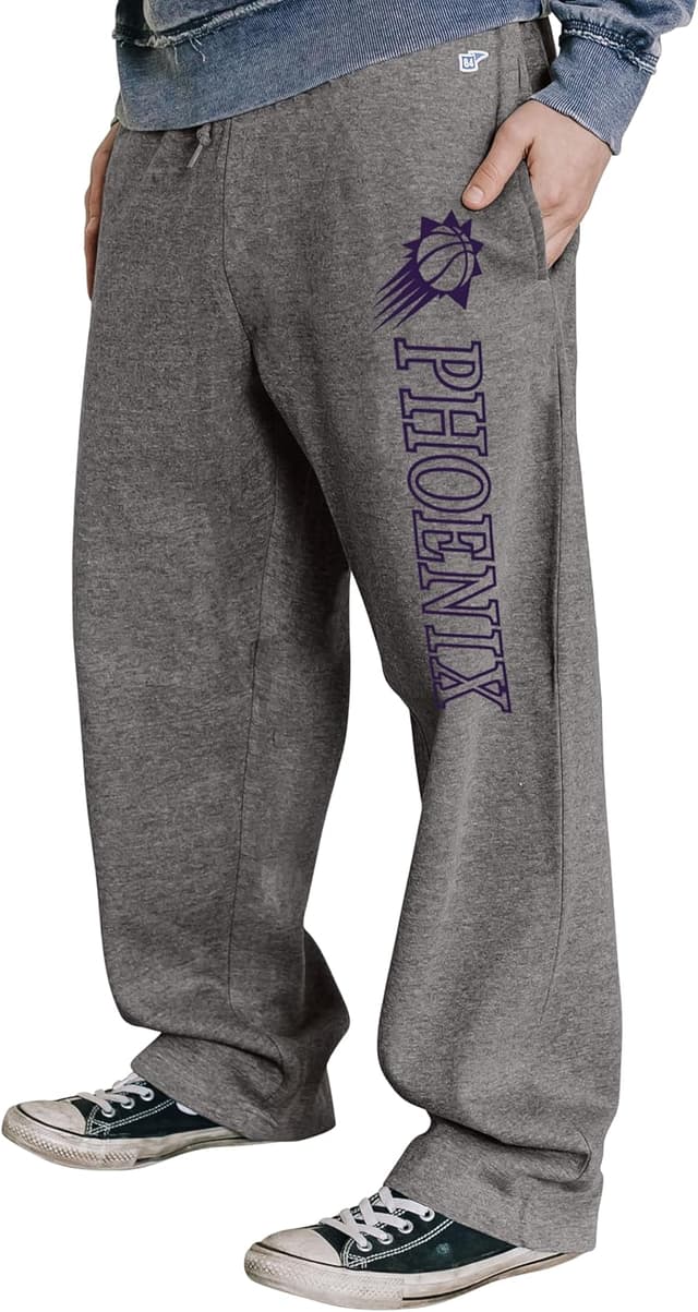Detalle 2 de Blue 84 NBA Men’s Officially Licensed Sweatpants (Graphite) – Phoenix Suns
