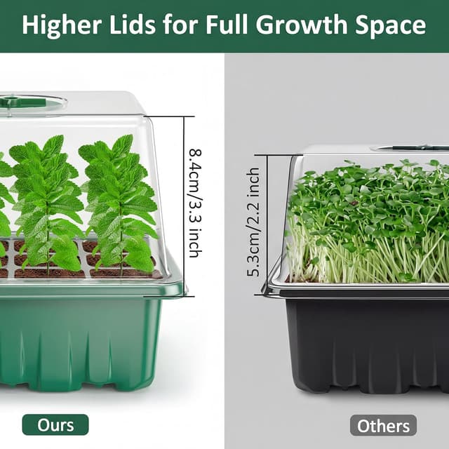 Thumbnail 1 de Verdenu Seed Trays 6PCS propagator kit