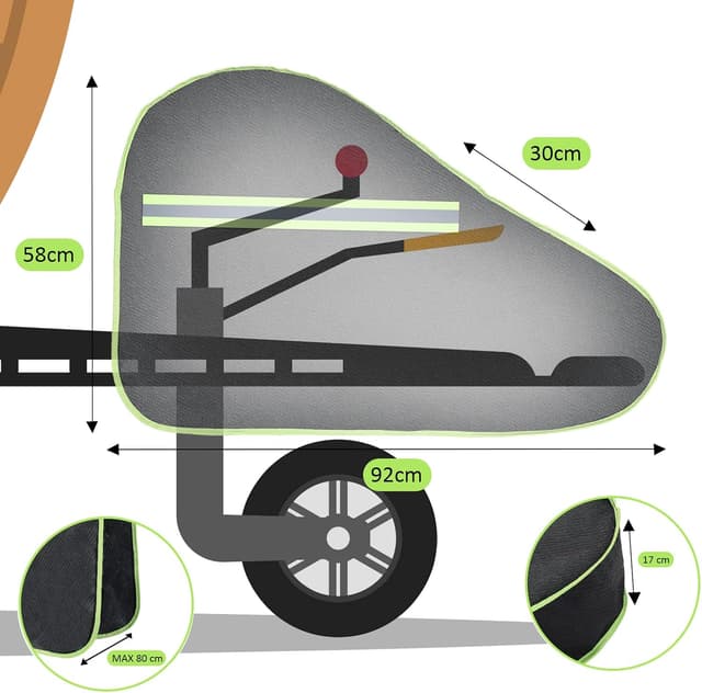 Thumbnail 6 de Romon housse timon avec bord réfléchissant