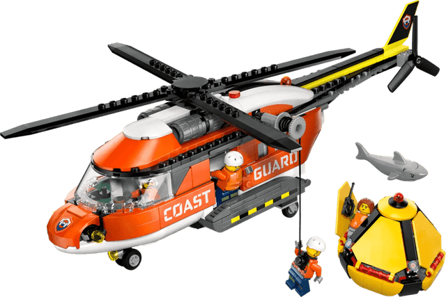 Detalle de LEGO City Hubschrauber 60503 mit Seilwinde