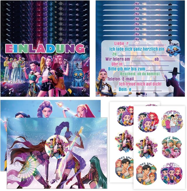 Thumbnail 4 de ROMANVIC Elsa Einladungskarten Geburtstag