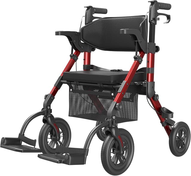 Imagen de VOCIC 2-in-1 Rollator Walker with Seat ๐ถ en OfertitasTOP
