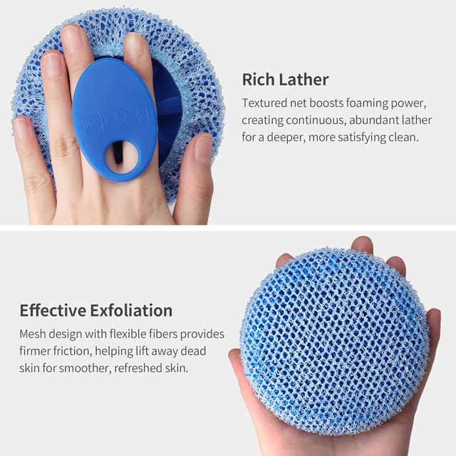 Thumbnail 3 de BEAUTAIL Silicone Body Scrubber 4 Pack