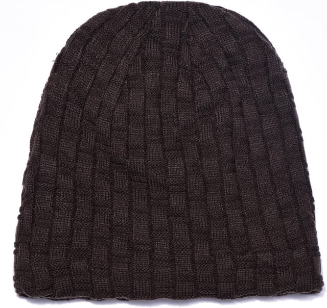 Detalle de DonDon Bonnet Femme Hiver Slouch en laine tricotée avec doublure polaire chaude