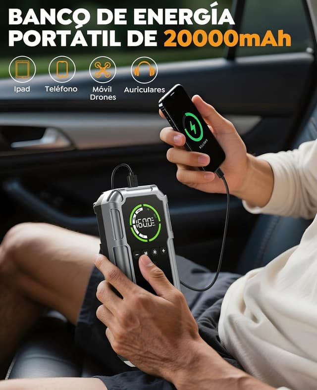 Thumbnail 5 de Arrancador de Baterías 8000A con Compresor 160 PSI