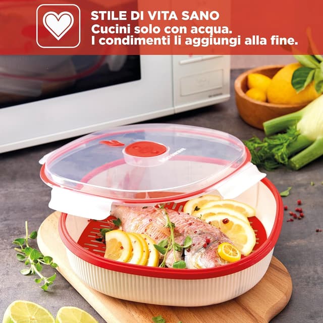 Detalle 2 de Snips Vaporiera microonde 2L per cottura a vapore