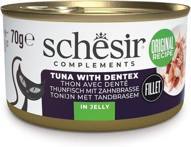 Imagen de Schesir Filetes de Atún y Merluza 12×70 g 🐱 en OfertitasTOP