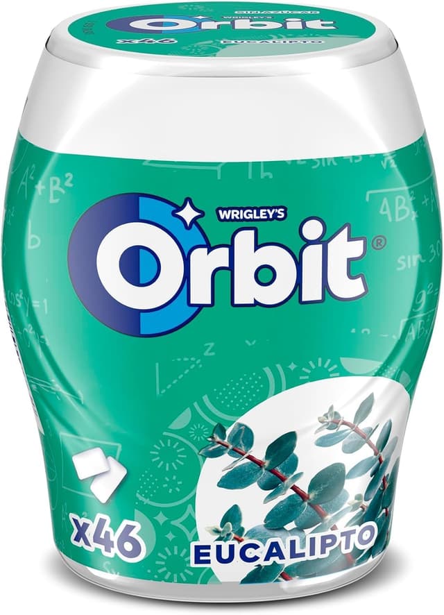 Detalle de Orbit Bote de Chicles Sin Azúcar Eucalipto 🌿 (6x46)
