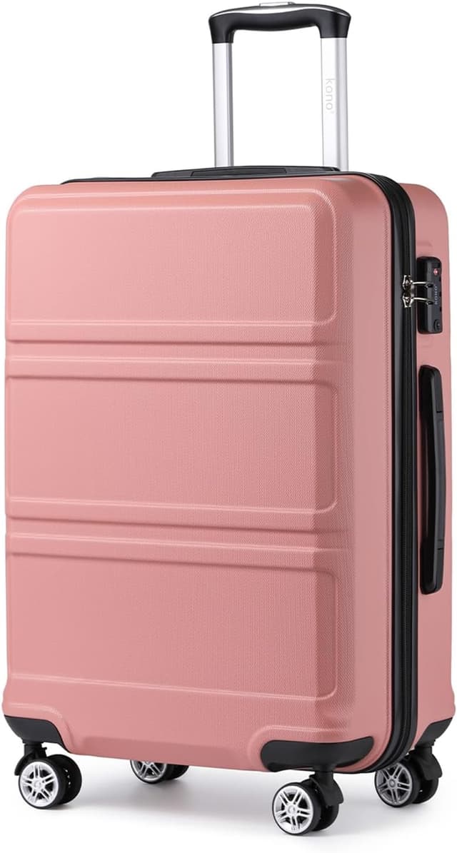 Detalle de KONO Koffer Trolley Reisekoffer mit 4 Rollen