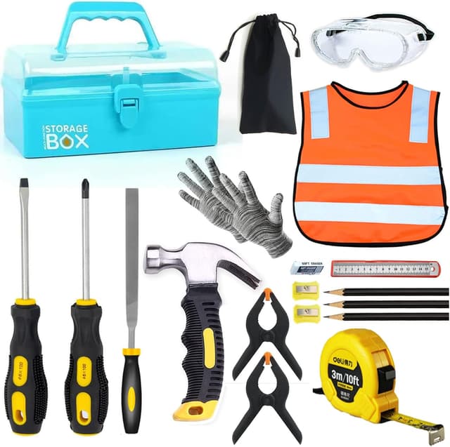 Thumbnail 5 de QeeHeng Kinder Werkzeug-Set 30-teilig