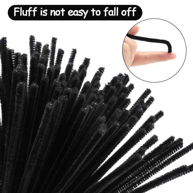Thumbnail 2 de G2PLUS Black Pipe Cleaners 30cm for Craft