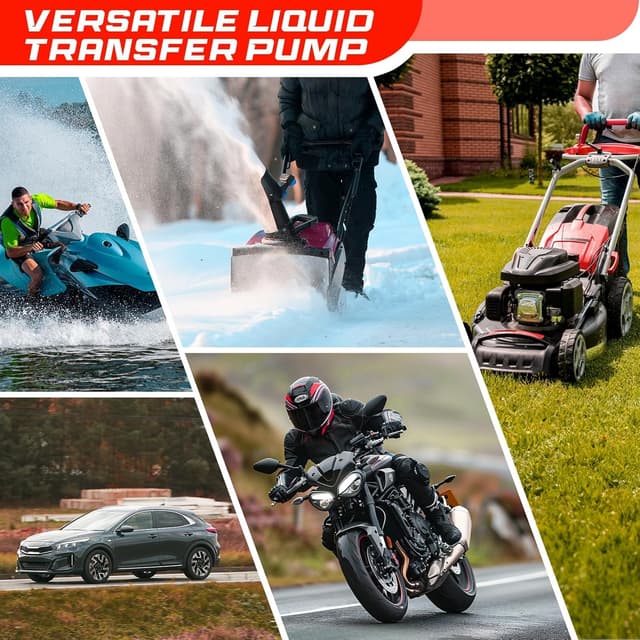 Detalle 2 de 3.2 GPM Portable Fuel Transfer Pump