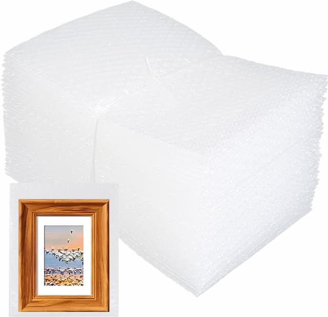 Detalle de XHMAXE 50Pcs Bubble Bag 30cm x 35cm Double Wall Bubble Pouches for Shipping & Packing