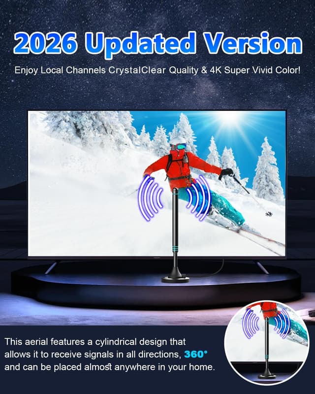 Thumbnail 2 de Indoor TV Aerial for Freeview HD