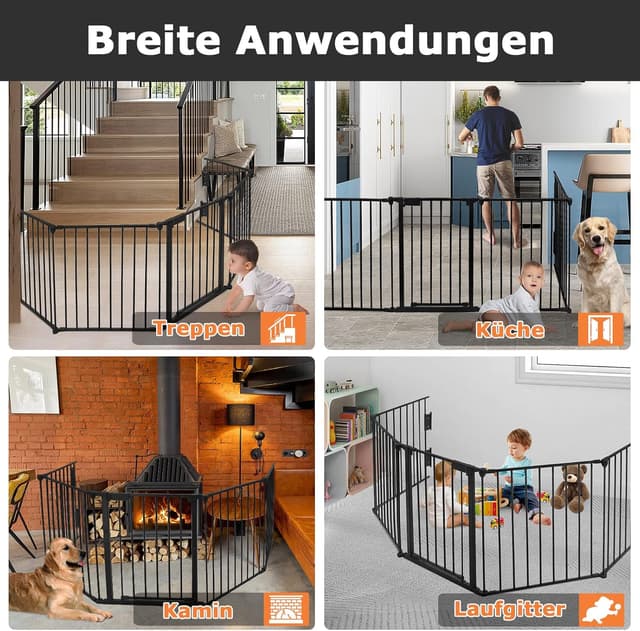 Thumbnail 3 de UISEBRT Cancelletto di Protezione per Camino 300×75 cm 🧱