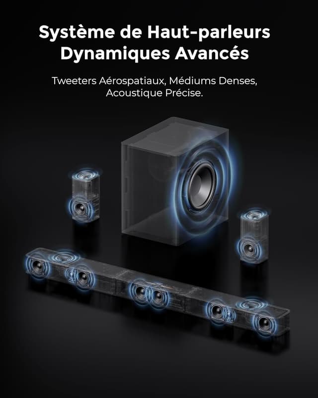 Detalle 2 de ULTIMEA Skywave X60 barre de son 840 W