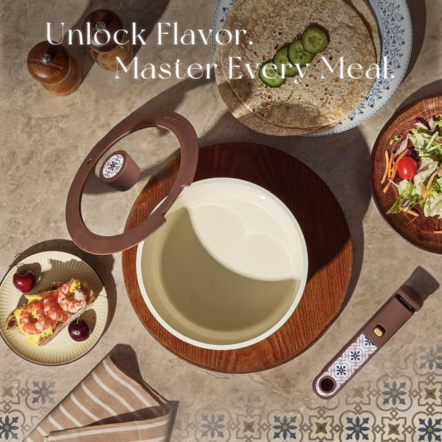 Thumbnail 6 de CAROTE 19Pcs Ceramic Cookware Set 19Pc